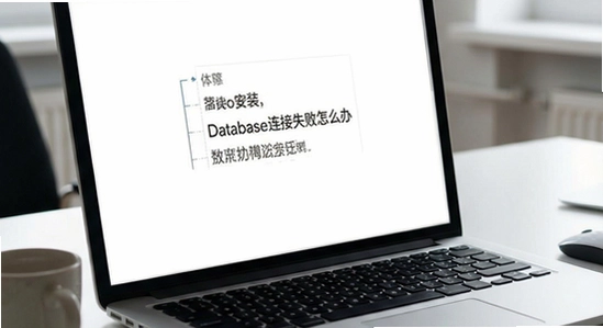 安装后白屏或数据库连接失败怎么办