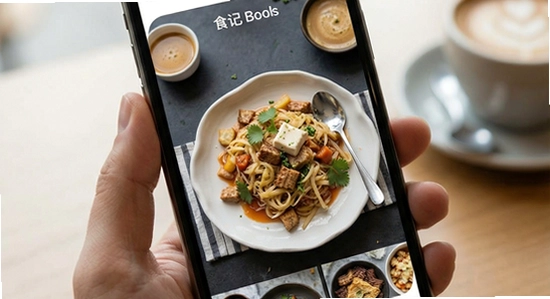 食记app界面展示图