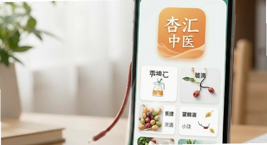 杏汇中医app首页界面展示