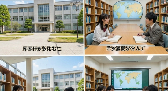 日本留学院校库多场景使用示意