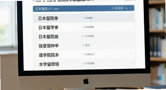 日本留学院校库院校列表界面展示