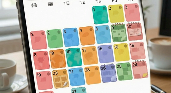 日程日历应用主界面展示