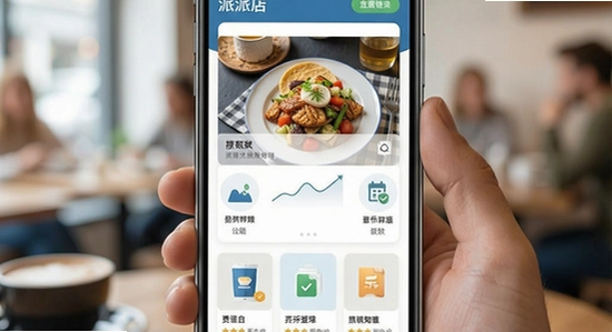 派小店移动端店铺管理界面展示