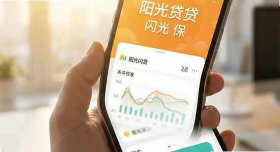 阳光闪贷保应用界面展示
