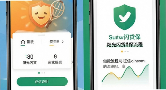 阳光闪贷保借款流程与征信说明