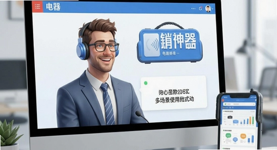 电销神器多场景使用示意图