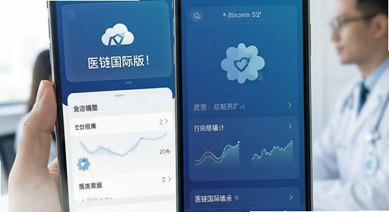 医链国际版应用界面展示