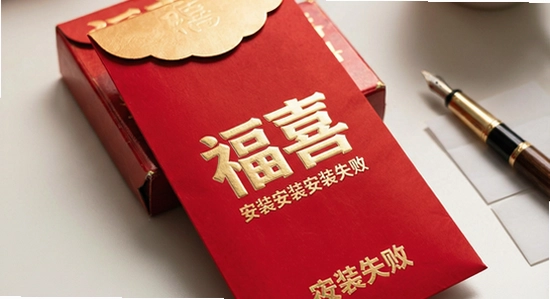 福喜红包封安装失败怎么办