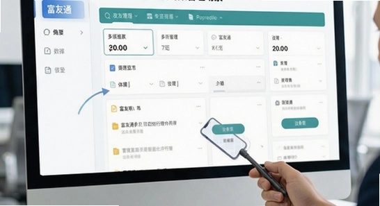 富友通多门店对账管理场景图