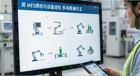 简信MES质检与设备巡检多场景展示