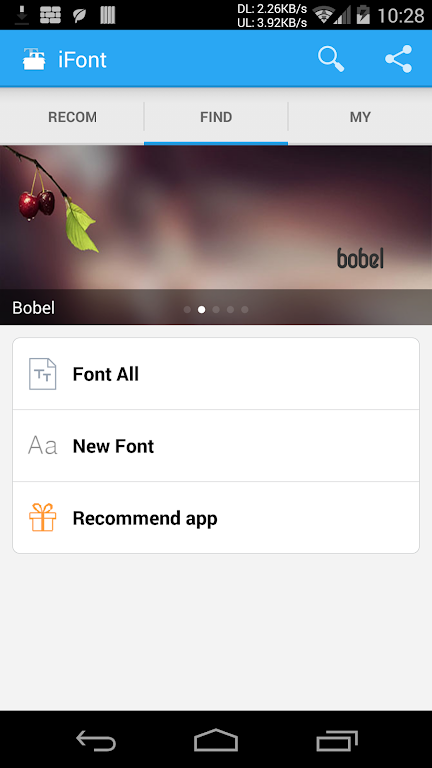 ������iFont��׿�ٷ������ؽ�ͼ