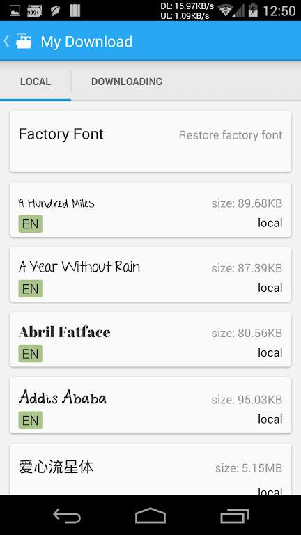 ������iFont��׿�ٷ������ؽ�ͼ