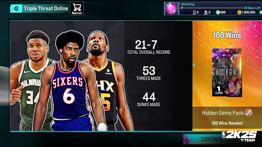 NBA 2K25��׿���������İ�(NBA 2K25 MyTEAM)v307.02.488110200 �ֻ���