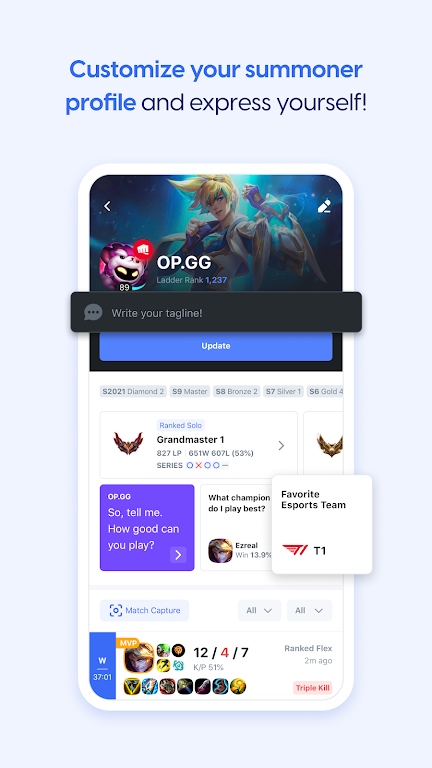 opgg�ֻ��ͻ������°����İ����ؽ�ͼ
