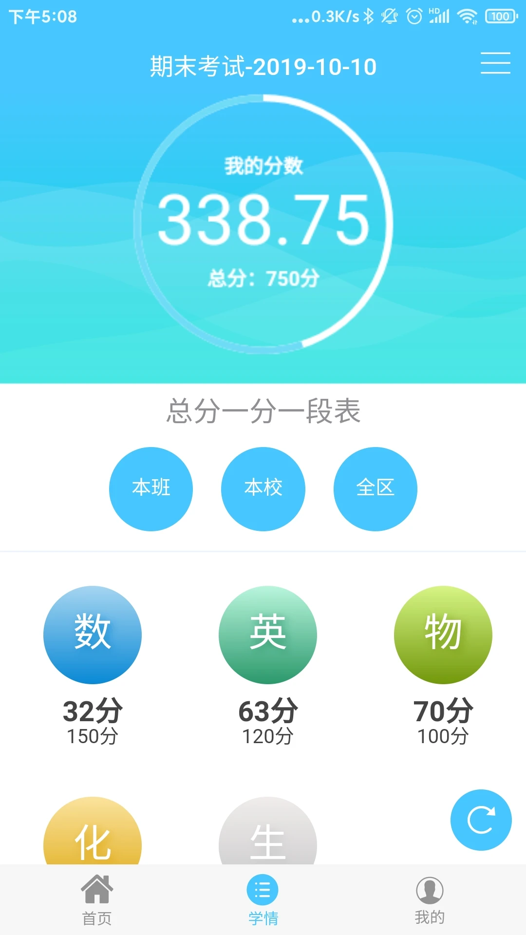 学情达app安卓手机下载安装(改名达美嘉家长端)截图