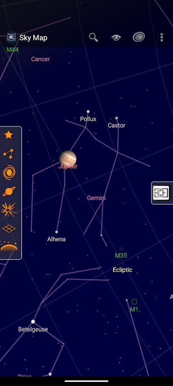 �ȸ��ǿ����İ�ٷ�������(Sky Map)��ͼ