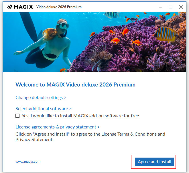 MAGIX Video Deluxe 2026 Premium�ٷ�����