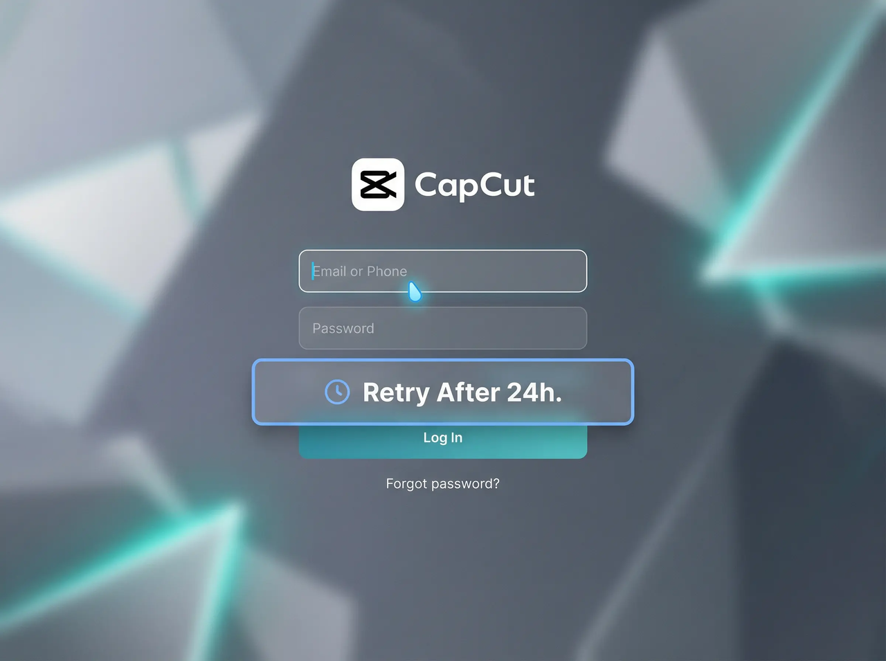 capcut提示年龄不符合要求登不上怎么处理? 清理缓存后重新登录CapCut界面