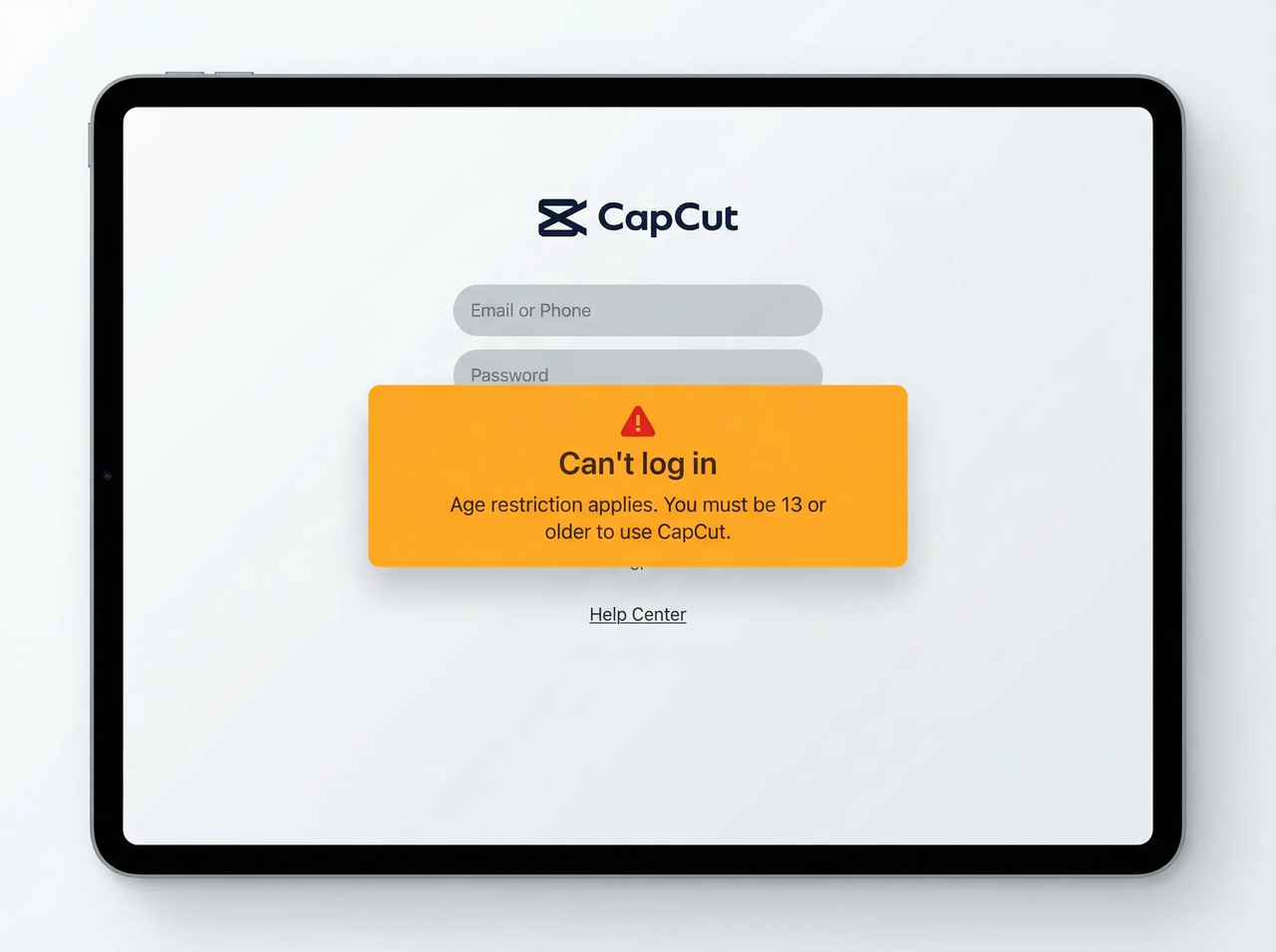 capcut提示年龄不符合要求登不上怎么处理? 卸载重装后CapCut登录成功页面