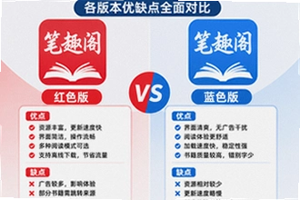 笔趣阁红色版和蓝色版有什么区别?怎么选?笔趣阁红色版和蓝色版各版本优缺点全面对比操作指南