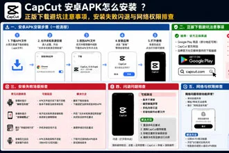 capcut安卓APK怎么安装?正版下载避坑注意事项,capcut安卓APK安装教程