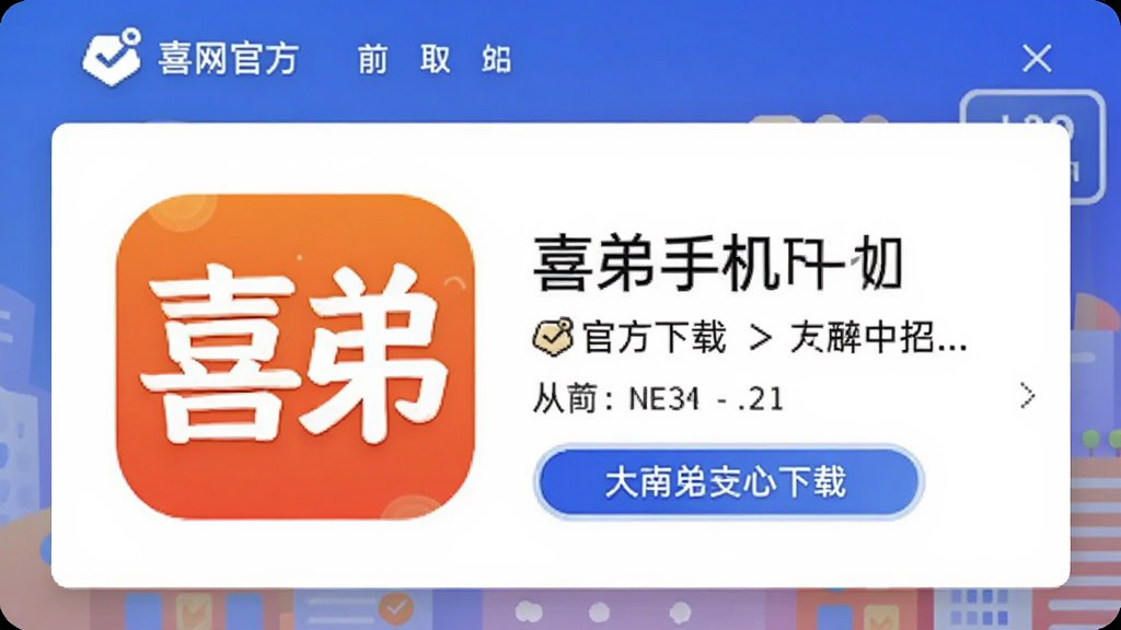 喜弟官方app安卓手机下载步骤,从官网获取安装包避免中招