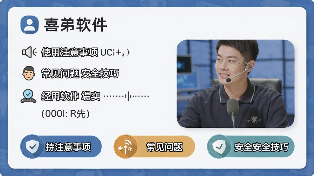 喜弟软件 使用注意事项 常见问题 安全技巧