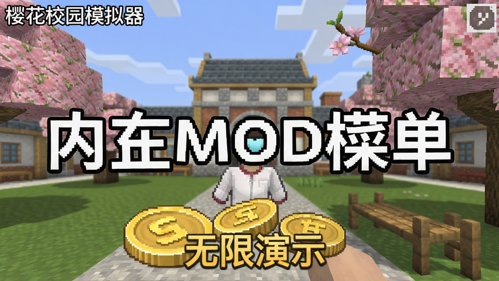 樱花校园模拟器内置mod菜单中文版 实际功能演示 无限金币服装