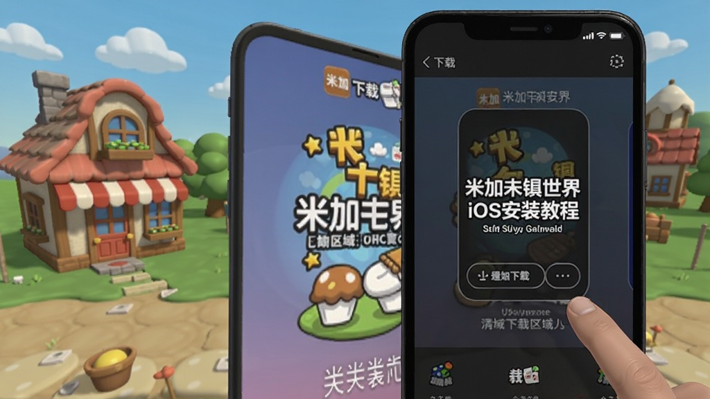米加小镇世界iOS安装教程,切换区域下载步骤