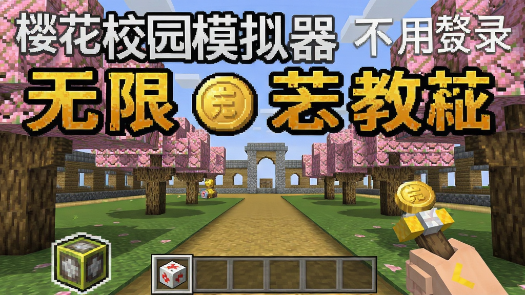 樱花校园模拟器不用登录版 无限金币教程 手把手教你白嫖资源