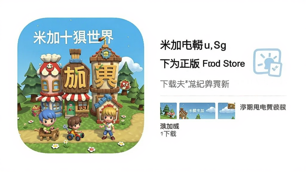 米加小镇世界正版 苹果手机 App Store 下载安装教程