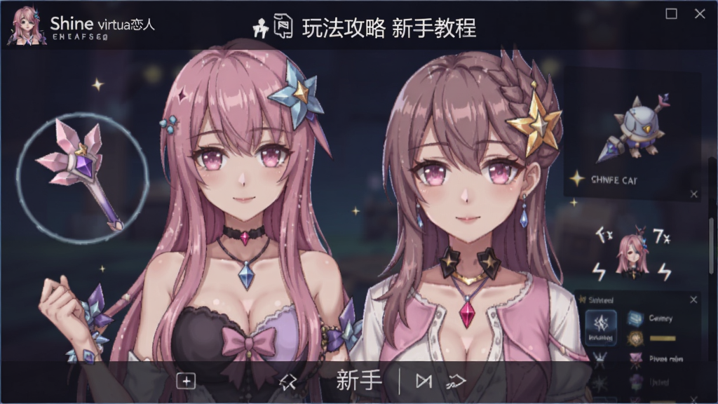 shine虚拟恋人 玩法攻略 新手教程 软件界面截图
