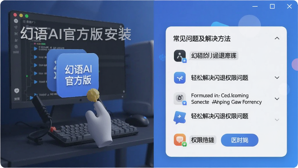 幻语AI官方版安装后常见问题及解决方法,轻松解决闪退权限问题