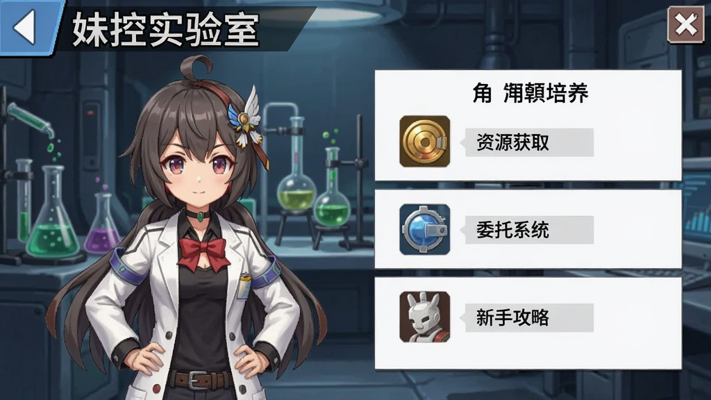 妹控实验室游戏 角色培养 资源获取 委托系统 新手攻略