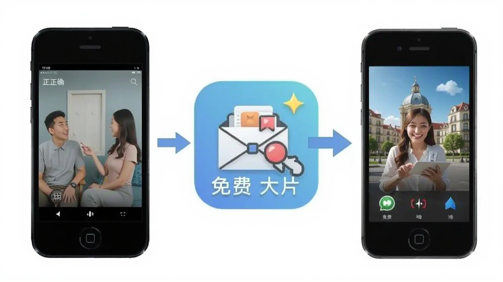 高清视频大片免费看app 正确下载途径示意图,避免踩坑