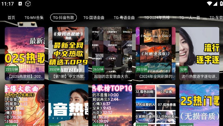 TG音乐台电视版接口下载截图