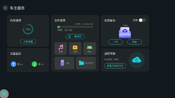 布丁ui比亚迪车载桌面下载截图