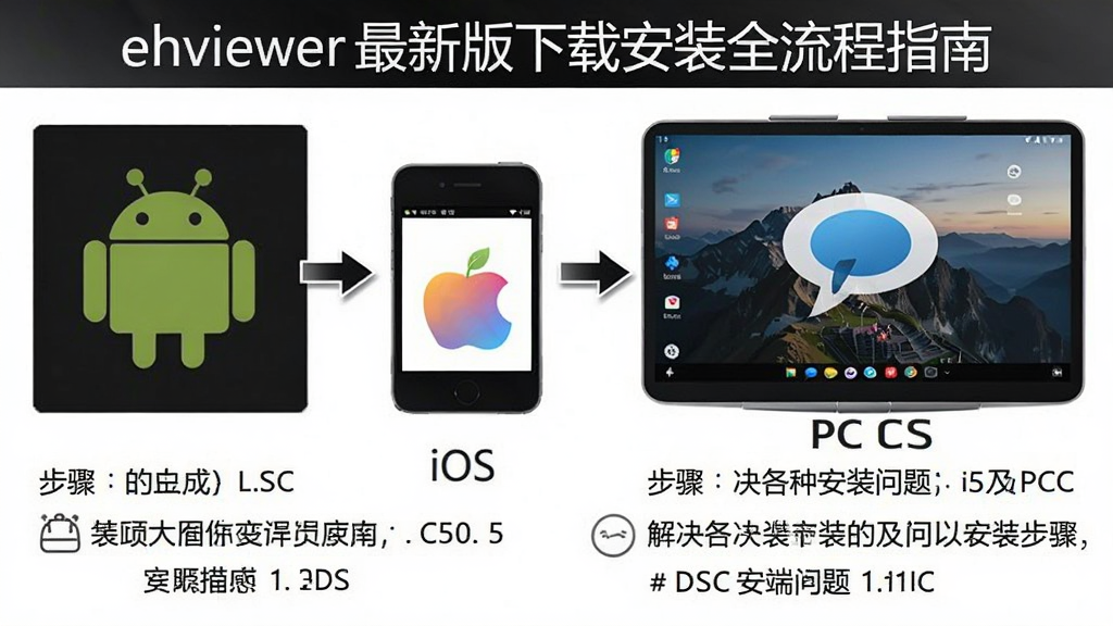 ehviewer最新版下载安装全流程指南,涵盖安卓、iOS及PC端操作步骤,解决各种安装问题
