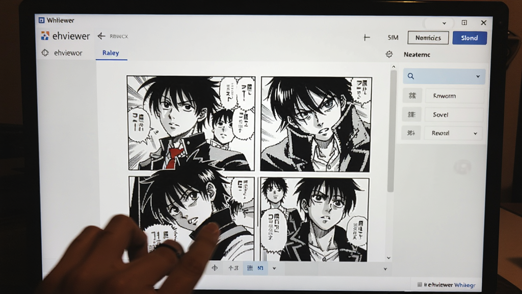 ehviewer白色版 本地导入漫画 阅读翻页操作