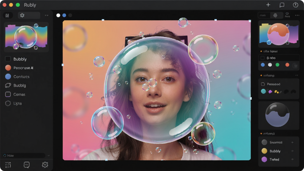 bubbly���� AI��ͼ ��̬����,ɫ�ʷḻ ��ˮӡ