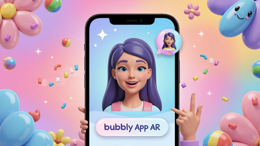 bubbly app AR������������ָ��,ɫ�ʷḻ ��ˮӡ ����ͼ