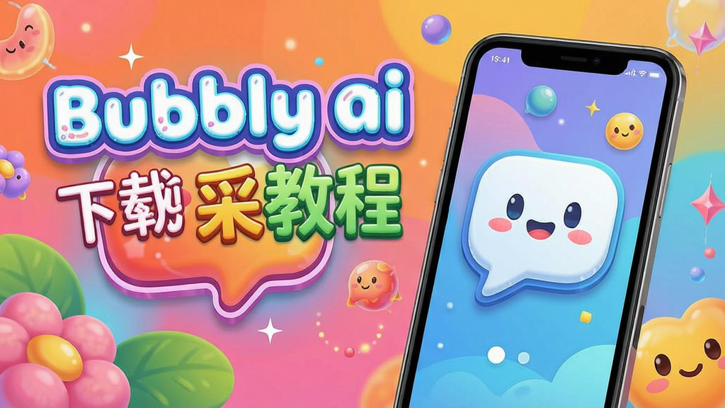 bubbly ai聊天软件下载安装教程,色采丰富 无水印 宣传图