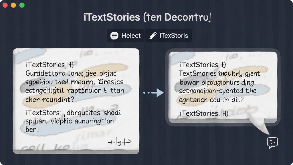 iTextStories�Ի��������������ʾ��,�ؼ��ʰ���iTextStories�Ի�������չʾ���׼��ɲ����������İ�����ˮӡ ʾ��ͼ