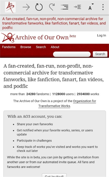 AO3�Ķ�����������v1.4.19 ��׿��