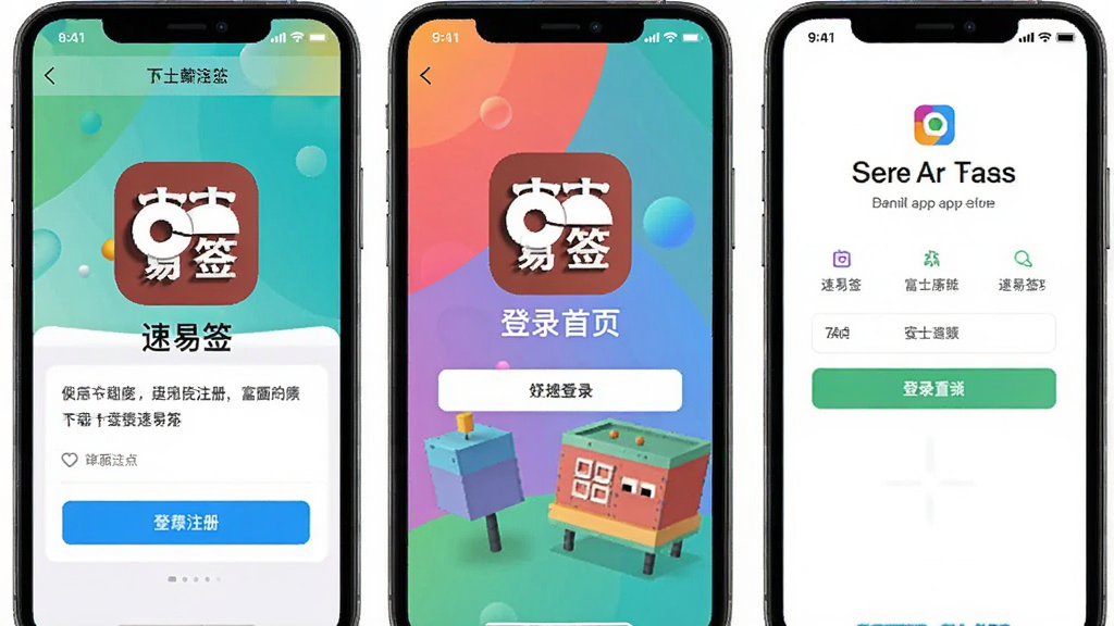 速易签富士康app下载注册界面,速易签富士康app登录首页,色彩丰富 无水印 截图