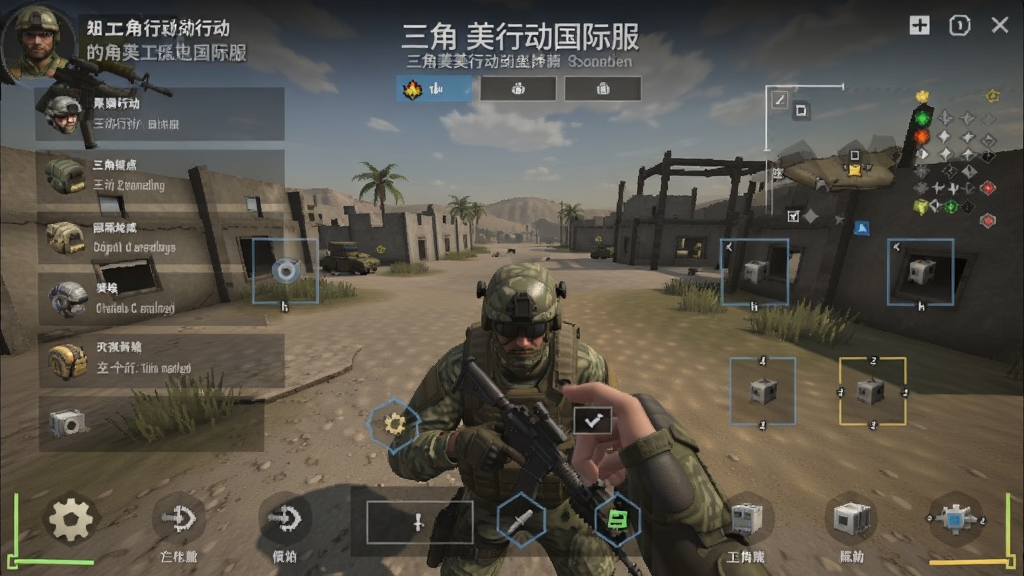 三角洲行动国际服常见问题,三角洲行动国际服 游戏界面 实际游玩 截图