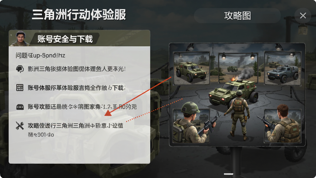 三角洲行动体验服常见问题 账号安全与下载 攻略图