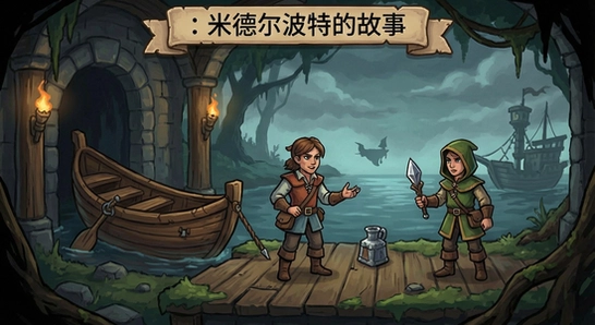 低语传说:米德尔波特的故事游戏场景与角色