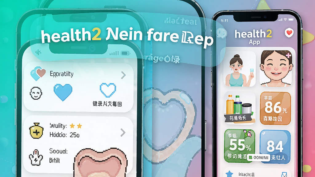 health2健康app经期记录实测主界面 功能丰富 色彩鲜艳 无水印 宣传图
