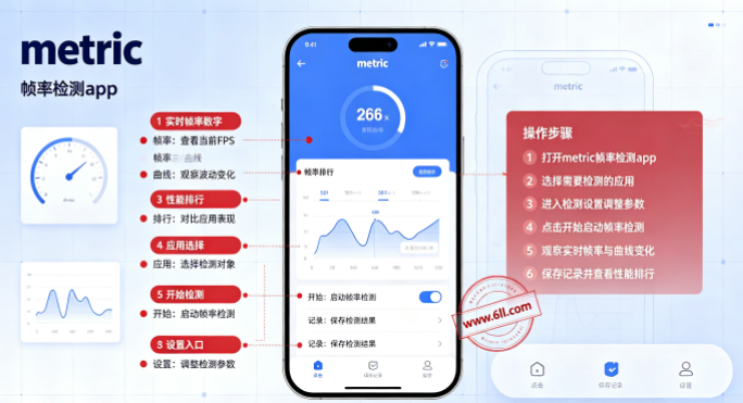 metric֡�ʼ��app
